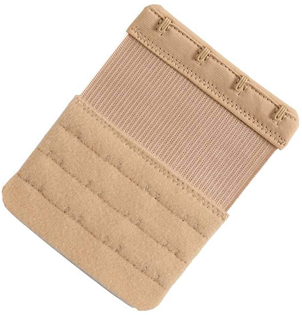 SAMGU Women's Bra Extenders 2 Hook / 3 Hook / 4 Hook / 5 Hook / 6 Hook, Soft Stretchy Back Bra Extension Strap