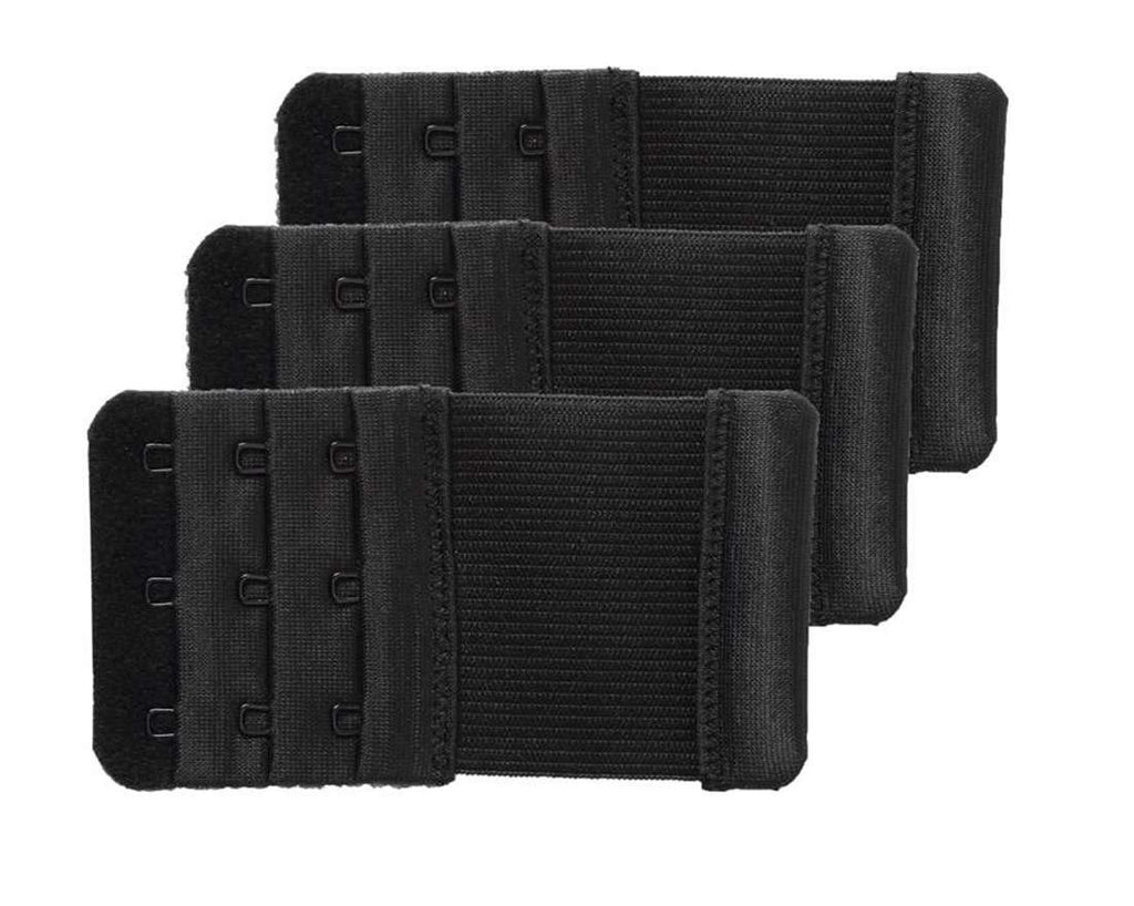 SAMGU Women's Bra Extenders 2 Hook / 3 Hook / 4 Hook / 5 Hook / 6 Hook, Soft Stretchy Back Bra Extension Strap