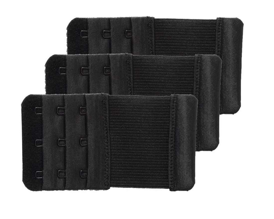 SAMGU Women's Bra Extenders 2 Hook / 3 Hook / 4 Hook / 5 Hook / 6 Hook, Soft Stretchy Back Bra Extension Strap