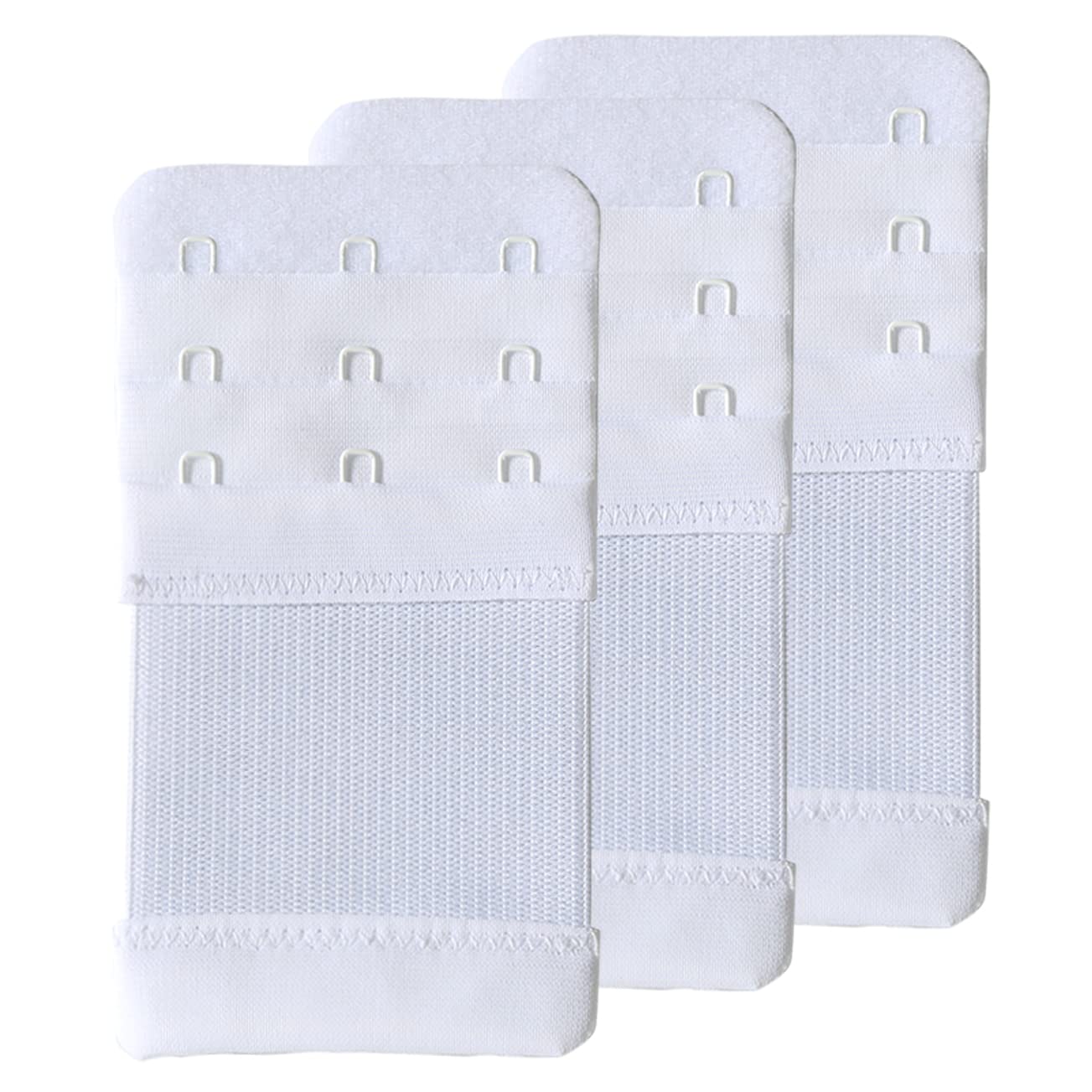 SAMGU Women's Bra Extenders 2 Hook / 3 Hook / 4 Hook / 5 Hook / 6 Hook, Soft Stretchy Back Bra Extension Strap