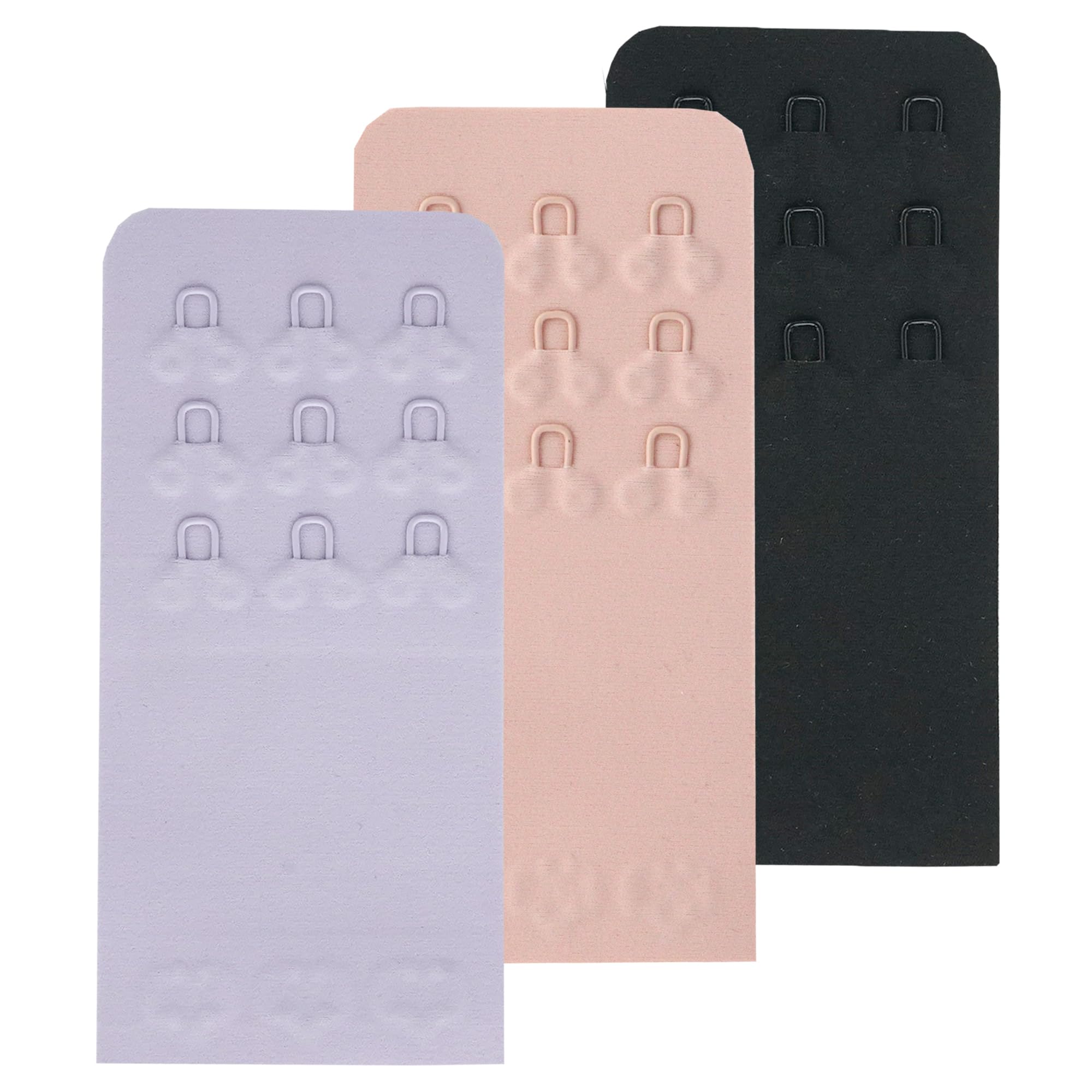SAMGU Women's Bra Extenders 2 Hook / 3 Hook / 4 Hook / 5 Hook / 6 Hook, Soft Stretchy Back Bra Extension Strap