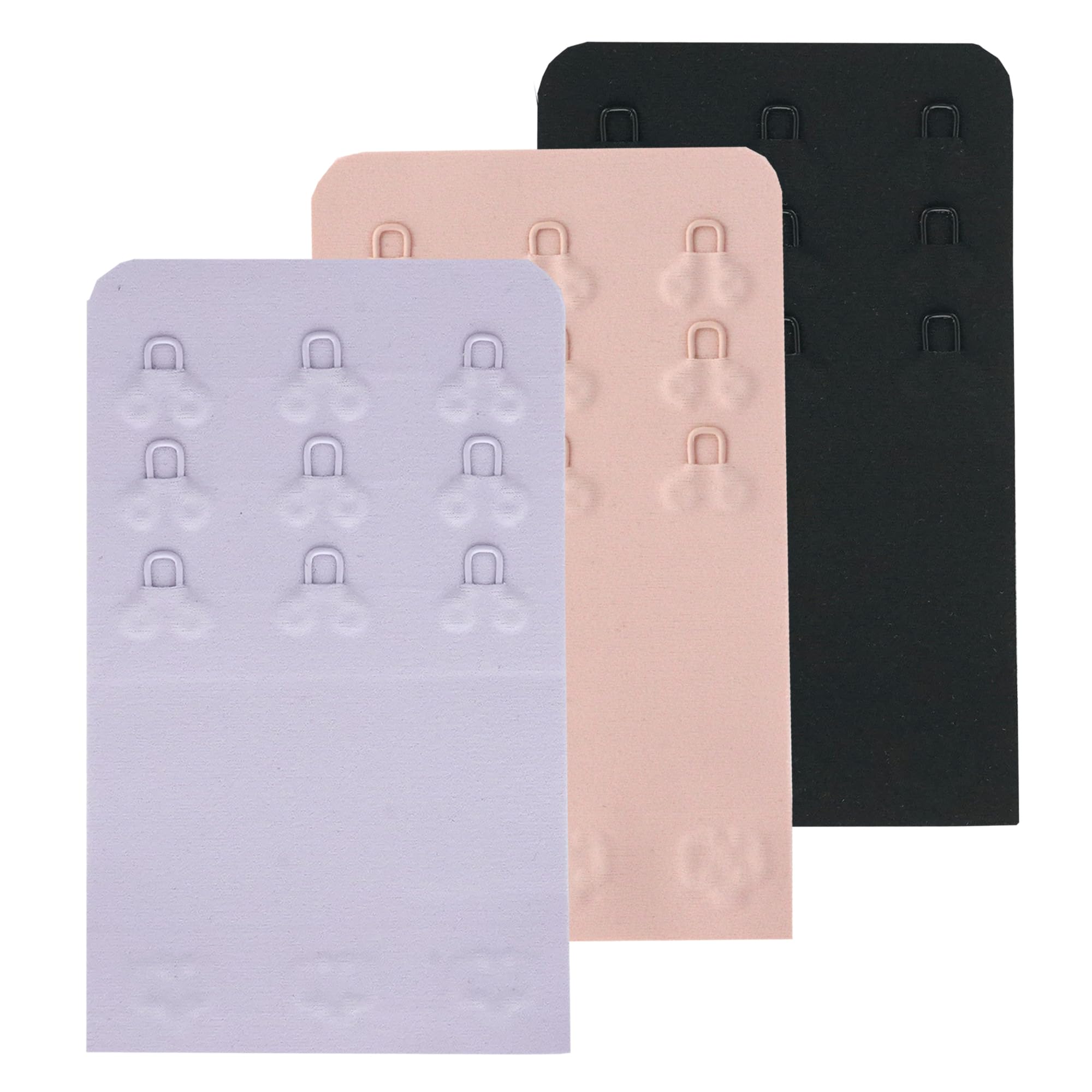 SAMGU Women's Bra Extenders 2 Hook / 3 Hook / 4 Hook / 5 Hook / 6 Hook, Soft Stretchy Back Bra Extension Strap