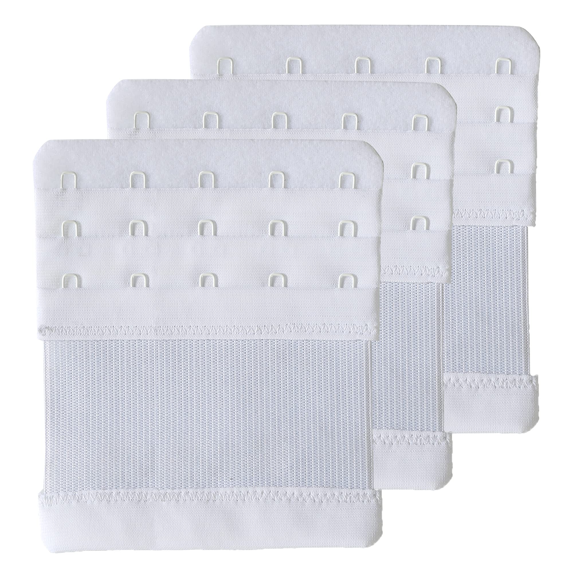 SAMGU Women's Bra Extenders 2 Hook / 3 Hook / 4 Hook / 5 Hook / 6 Hook, Soft Stretchy Back Bra Extension Strap