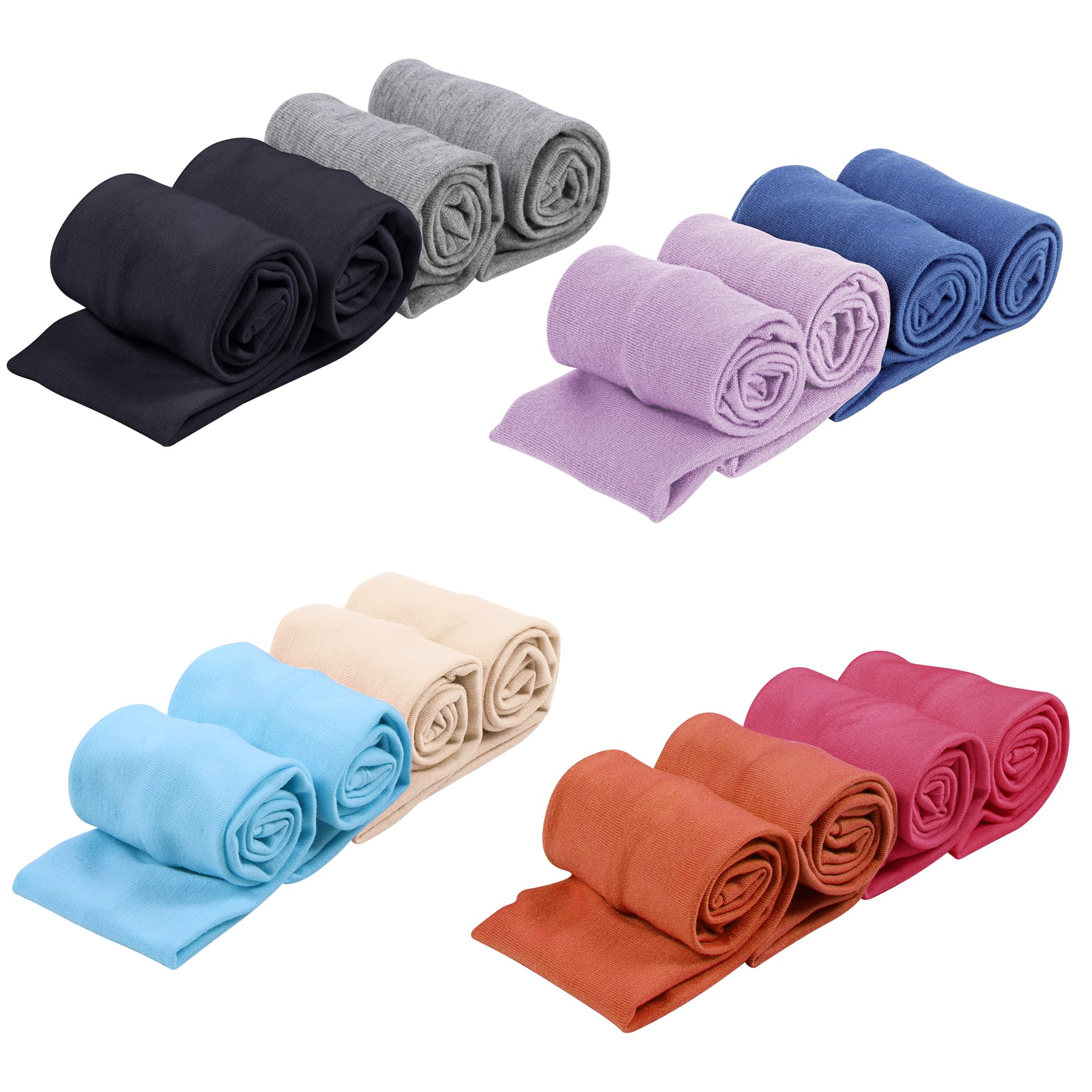 Headbands for Women – 16Pcs Cotton Cloth Headbands for Women's Hair Accessories, Non-Slip Sports Headband Bands & Hair Ties, Soft Fabric for Yoga, Running, Workout