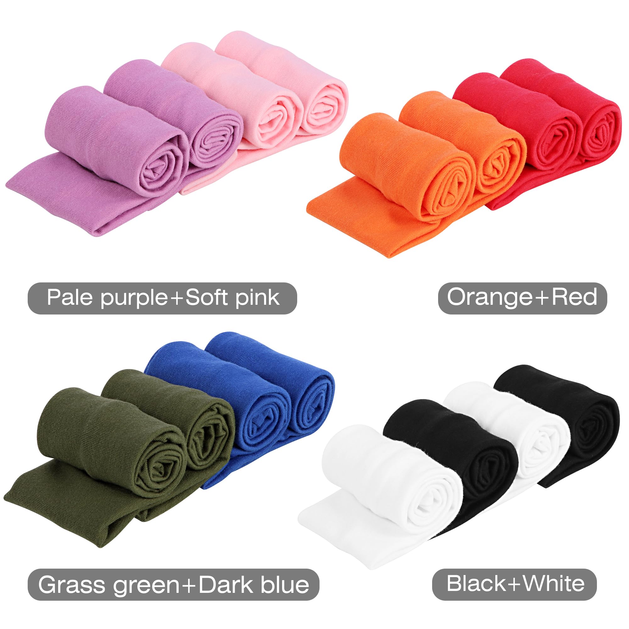 Headbands for Women – 16Pcs Cotton Cloth Headbands for Women's Hair Accessories, Non-Slip Sports Headband Bands & Hair Ties, Soft Fabric for Yoga, Running, Workout