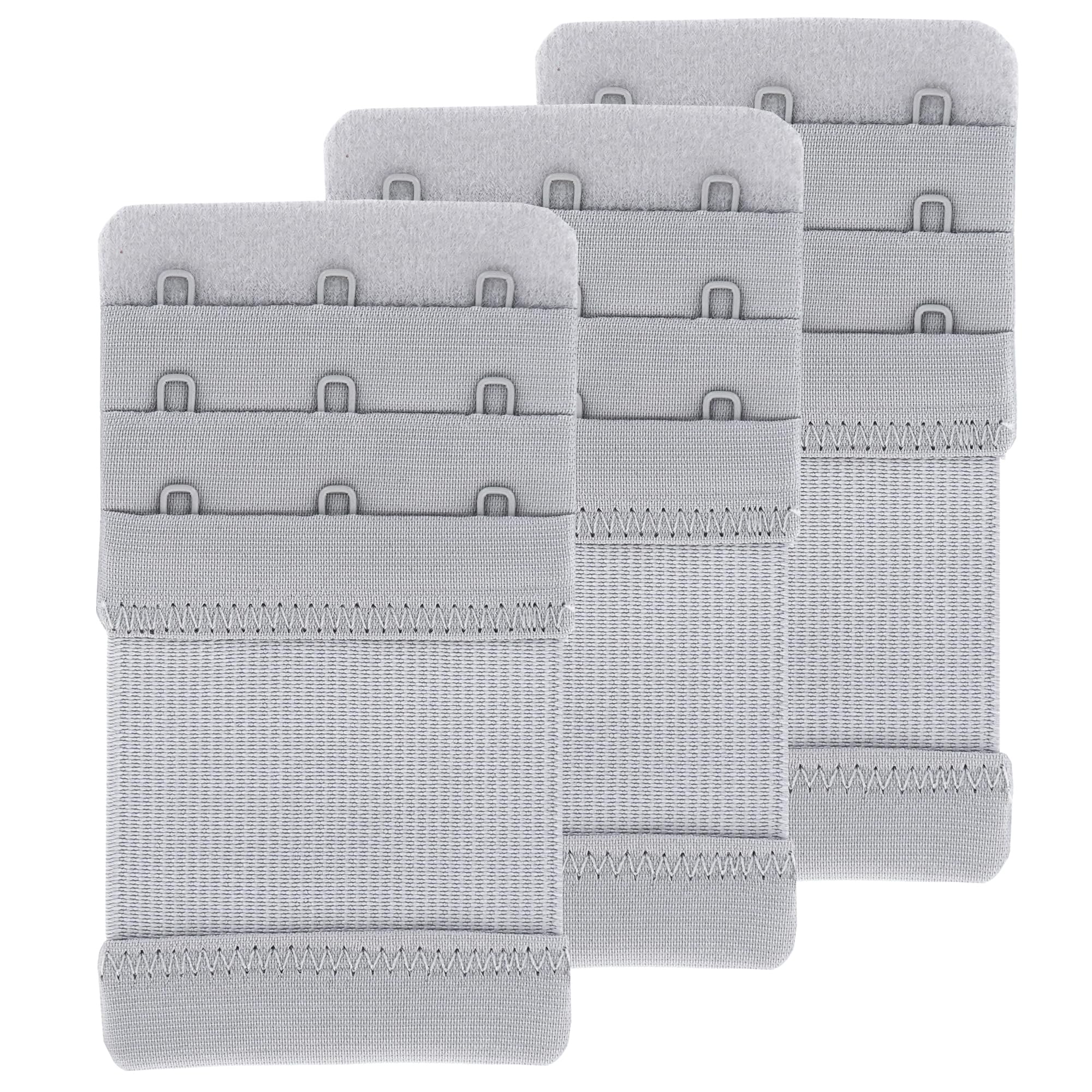 SAMGU Women's Bra Extenders 2 Hook / 3 Hook / 4 Hook / 5 Hook / 6 Hook, Soft Stretchy Back Bra Extension Strap